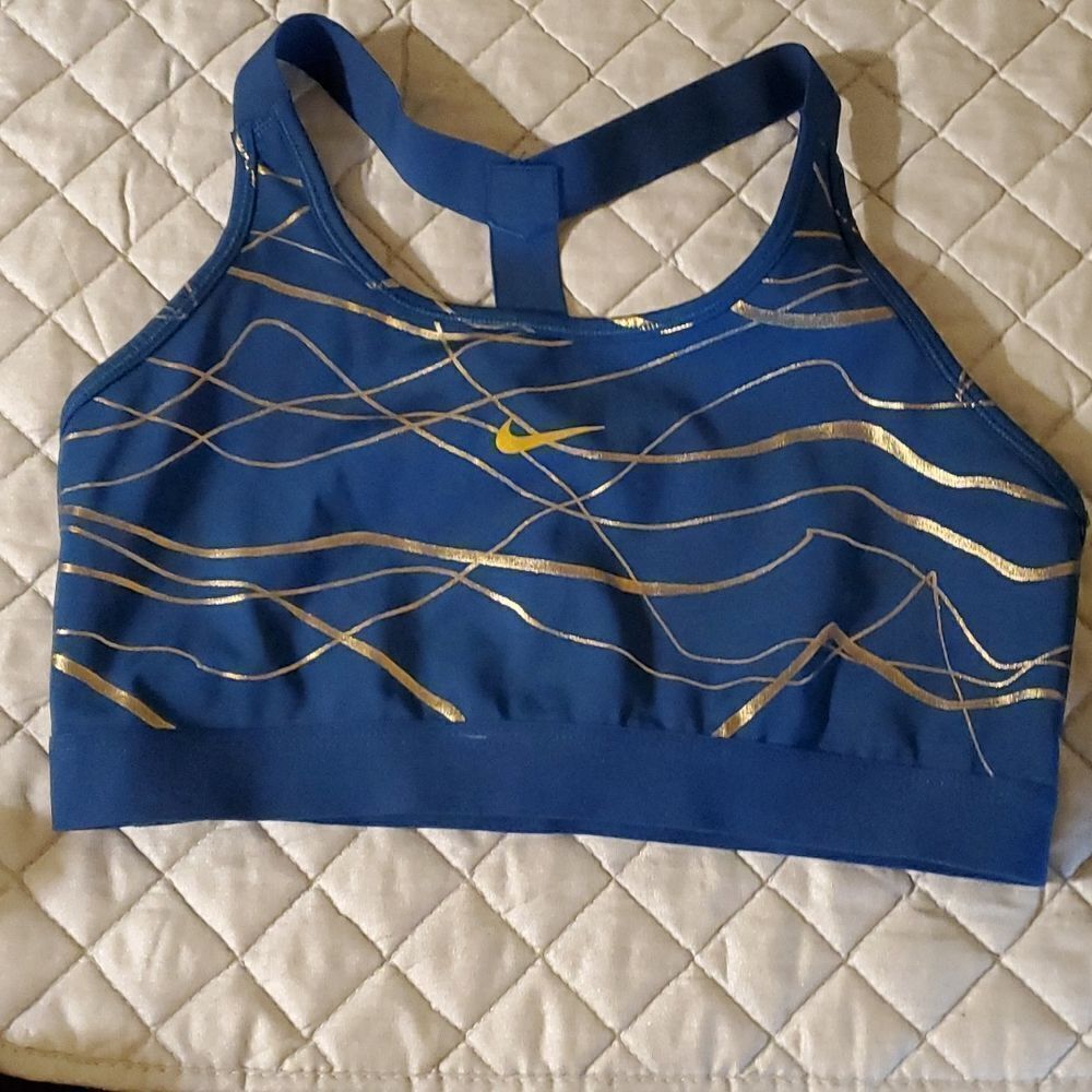 Nike Teal Sports Bra Athletic Dri-Fit